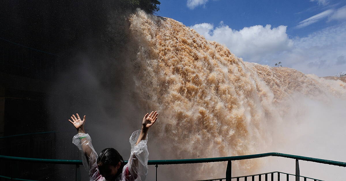 El Nino rains flood South America, sending residents fleeing and cattle swimming