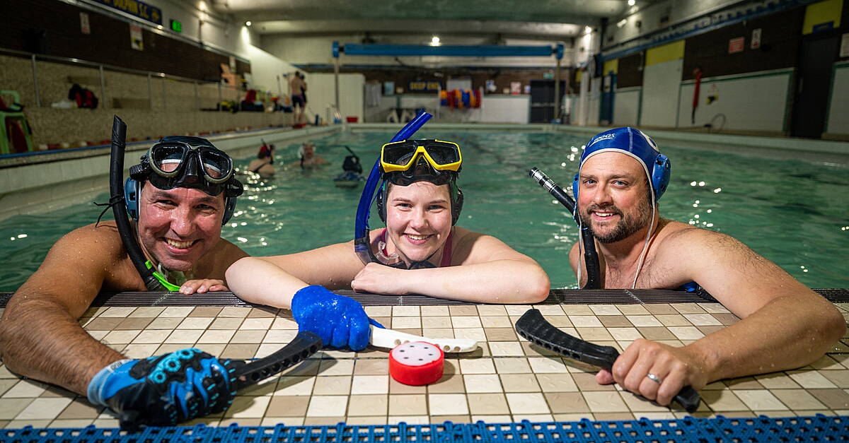 ‘We hope this will be an Olympic sport one day': Players make a splash at Cork Underwater Hockey Club