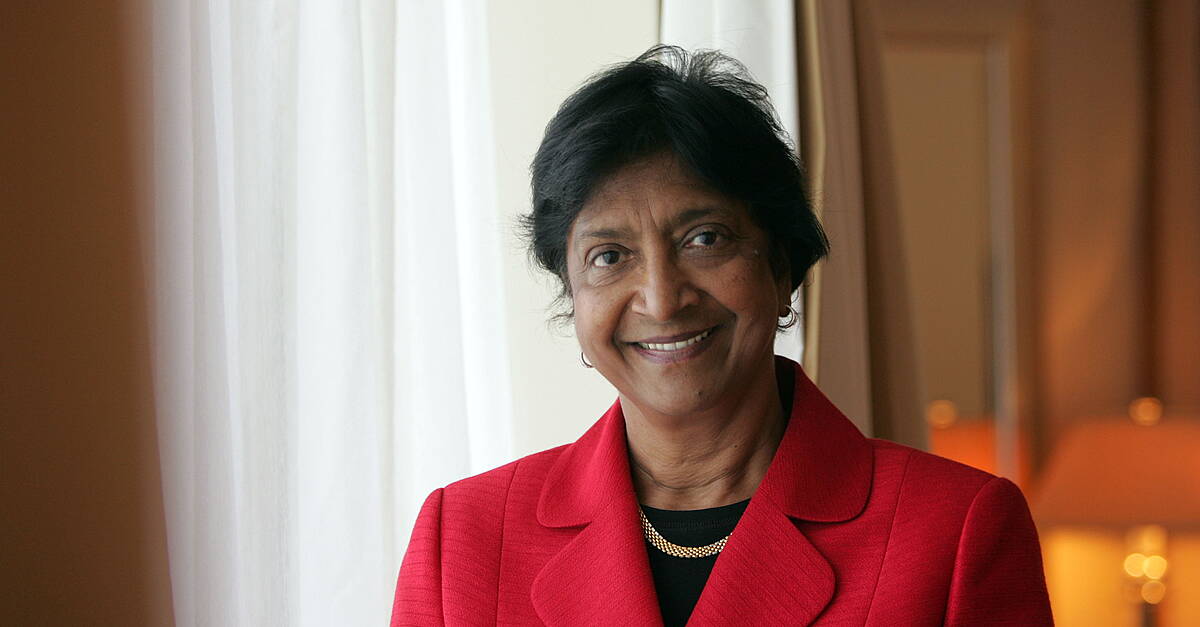 Nobel Peace Prize awarded to South African human rights lawyer Navi Pillay