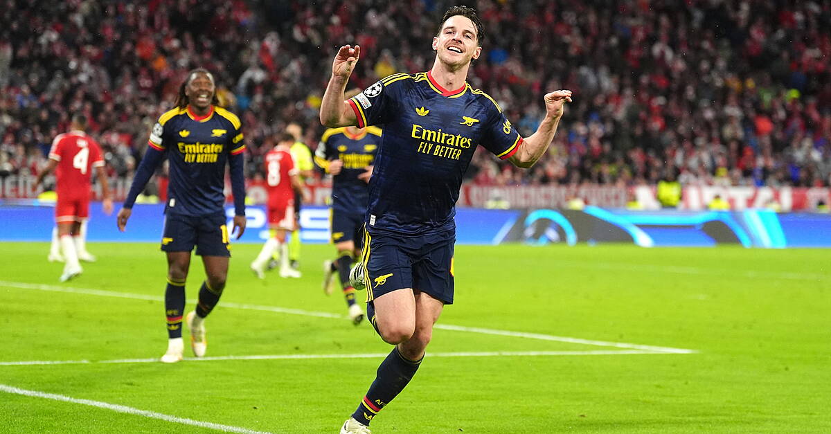 Declan Rice strikes late for Arsenal to deny Bayern Munich in blockbuster