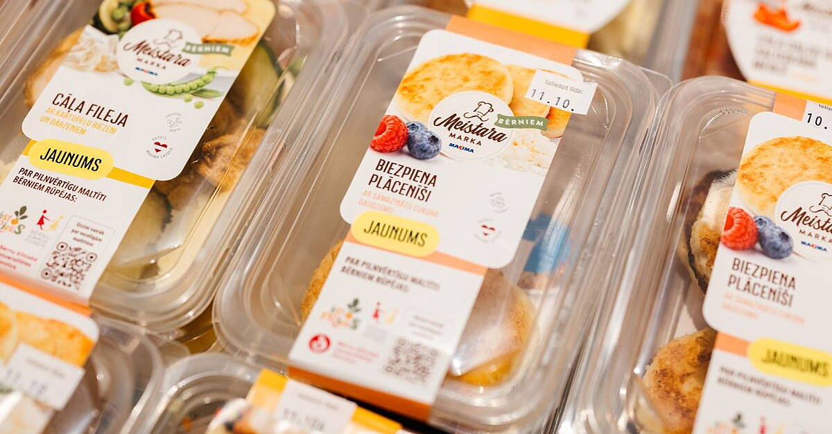 Maxima Latvija Rolls Out Child-Friendly Ready-Made Meals