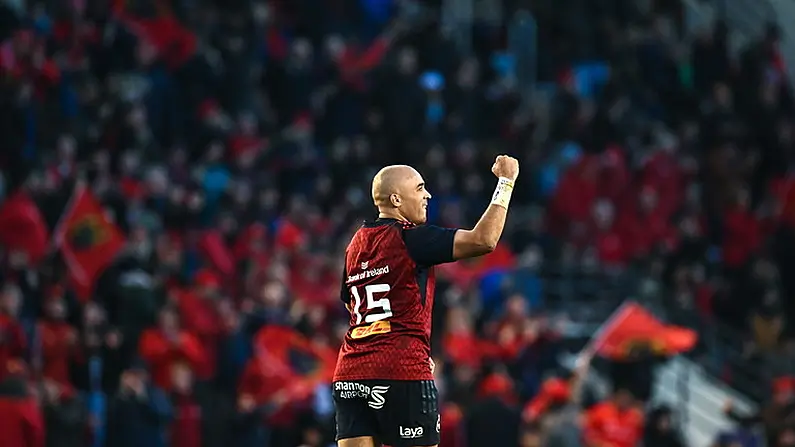 F&aacute;gann C&uacute;ige Mumhan Sl&aacute;n le Laoch na n&Uacute;d Simon Zebo