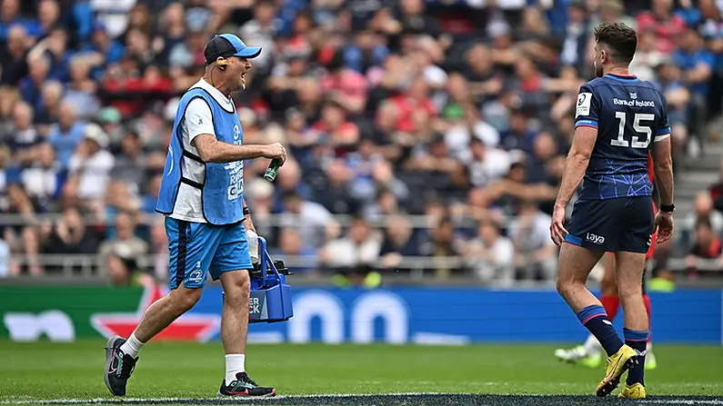 Bhain C&uacute;ige Laighean leas as L&uacute;b ar L&aacute;r a Cheadaigh Jacques Nienaber A Bheith ina Buachaill Uisce vs Toulouse