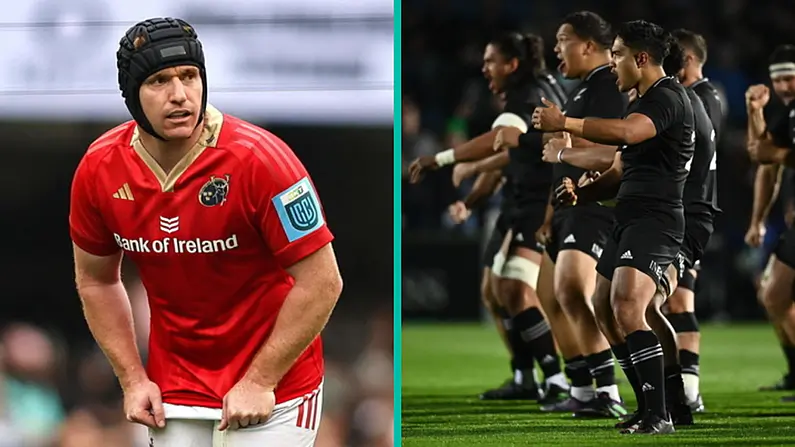 C&uacute;ige Mumhan v Na All Blacks XV: Conas F&eacute;achaint ar an gCluiche D&iacute;olta Amach Beo