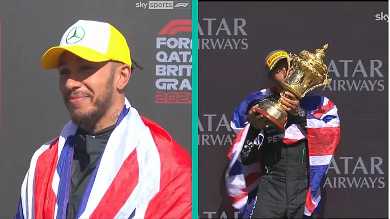 Bua Moth&uacute;ch&aacute;nach A Bh&iacute; Ann Do Lewis Hamilton Ag A R&aacute;s Baile Tar &Eacute;is Tr&eacute;imhse Dheacair