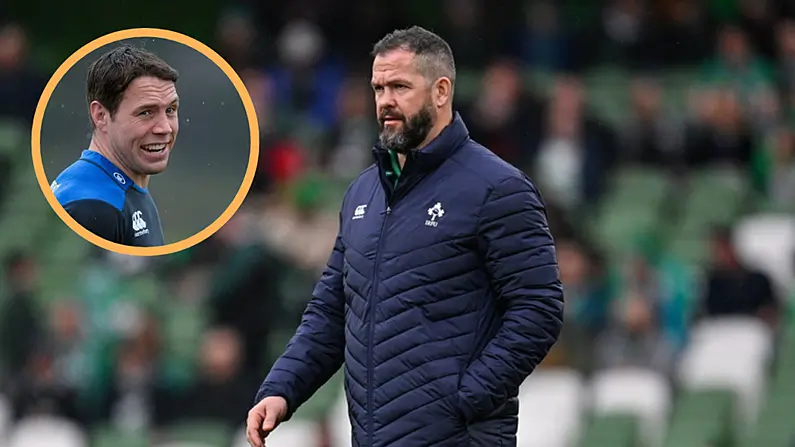 Ma&iacute;onn Iar-R&eacute;alt na h&Eacute;ireann gur cur chuige Andy Farrell a bh&iacute; mar ch&uacute;is n&aacute;r bhain &Eacute;ire an Chaithr&eacute;im Mh&oacute;r amach.