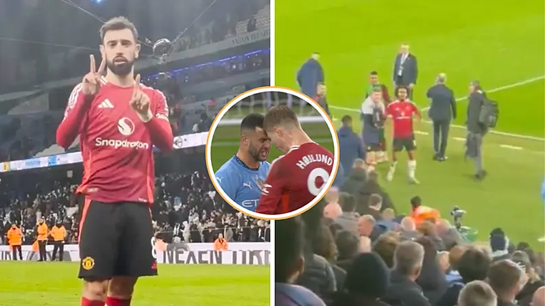 &Eacute;ir&iacute;onn Imreoir&iacute; Manchester United Thar a Bheith Achrannach ar na Me&aacute;in Sh&oacute;isialta Tar &eacute;is Bua Gan Choinne ar a gComharsana