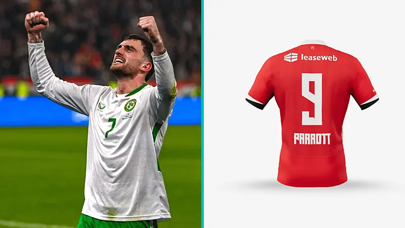 T&aacute; d&iacute;olach&aacute;in geansaithe Troy Parrott AZ Alkmaar Ag Pl&eacute;ascadh