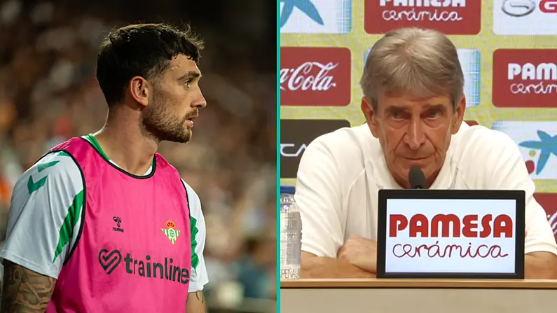 D&rsquo;fh&eacute;adfadh gear&aacute;n an Mh&oacute;r-Manuel Pellgerini m&iacute;ni&uacute; a thabhairt ar an di&uacute;lt&uacute; a thug Troy Parrott i mbua Real Betis.