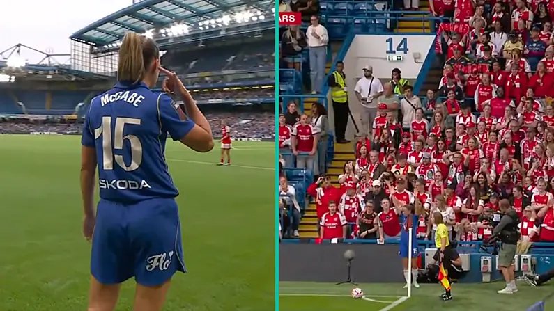 Fuair Katie McCabe f&aacute;ilte mh&iacute;sh&aacute;sta &oacute; lucht taca&iacute;ochta Arsenal sa ch&eacute;ad chluiche i gcoinne an tSean-Chlub