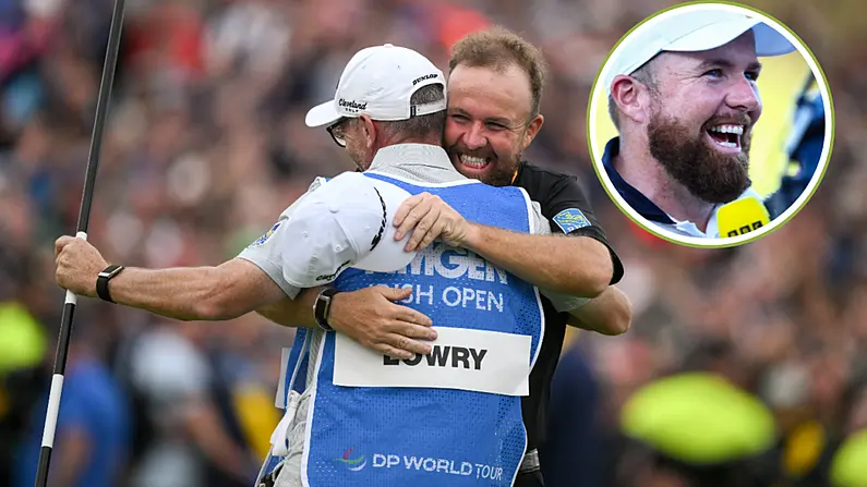 Focail Shane Lowry lena chaid&iacute; le linn babhta ceannais Oscailte na h&Eacute;ireann a l&eacute;irigh an rang.