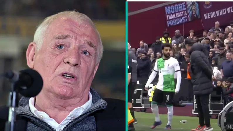 Ceapann Eamon Dunphy gur Drochchinneadh Jurgen Klopp at&aacute; mar ch&uacute;is Achrann le Mo Salah
