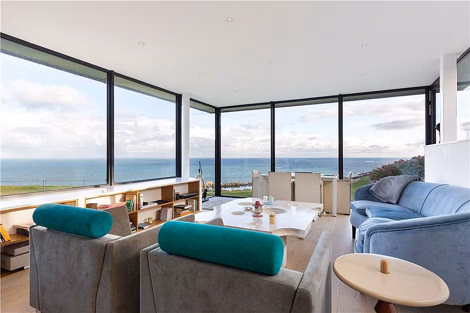 Heather Cottage boasts stunning sea views