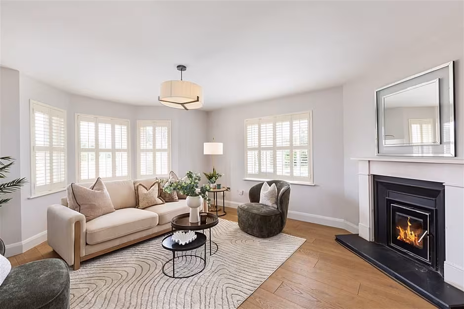The reception room of 2 Timmore Close in Newcastle, Co Wicklow
