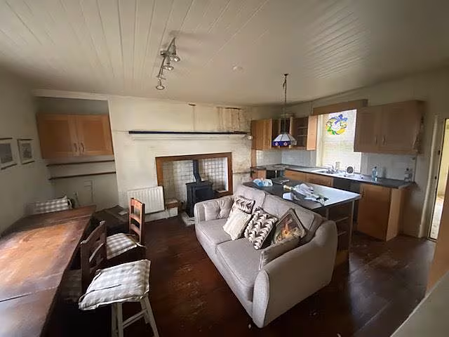 Inside the farmhouse
