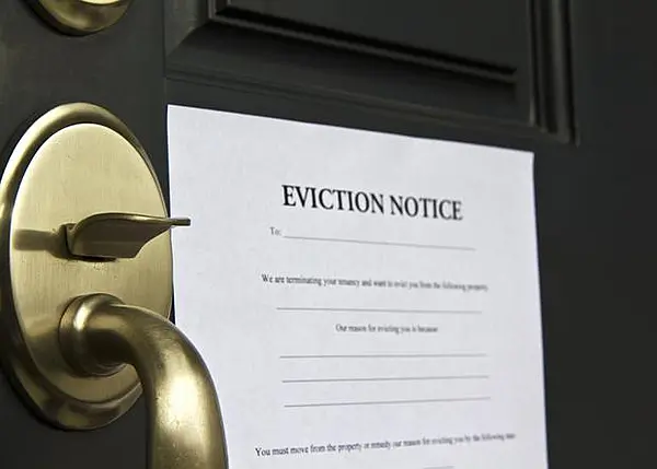 Record number of eviction notices served in first three months of 2026