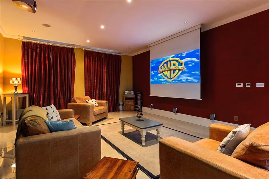 A cinema room would be an ideal place to spend Father's Day
