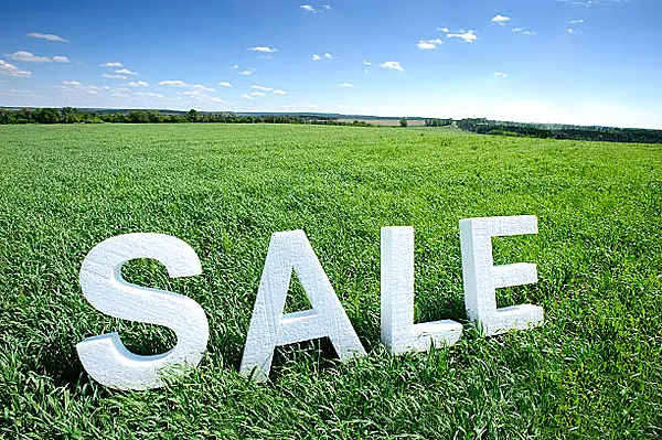 Agricultural and residential land sales both fall last year