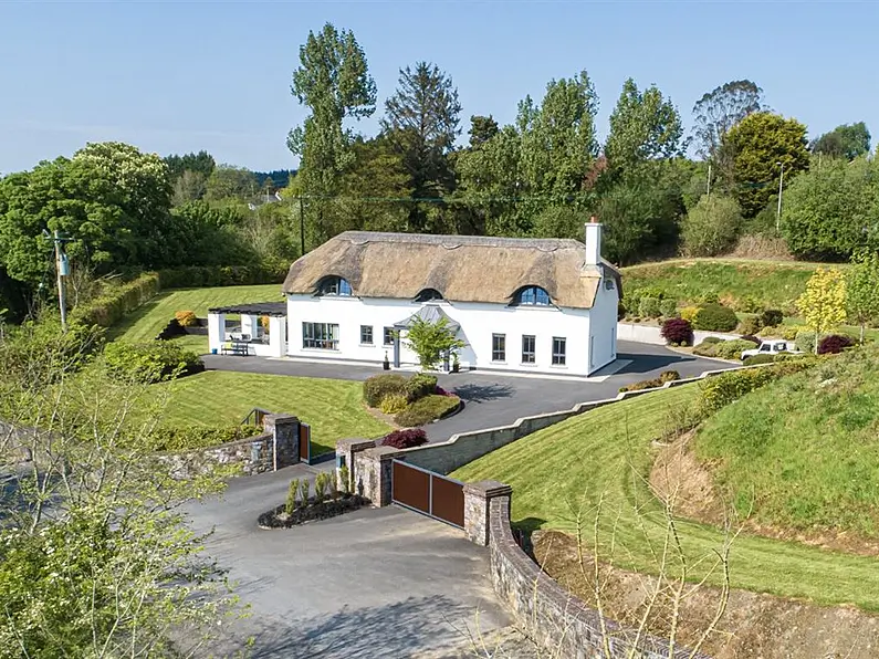 A thatched home with a modern twist