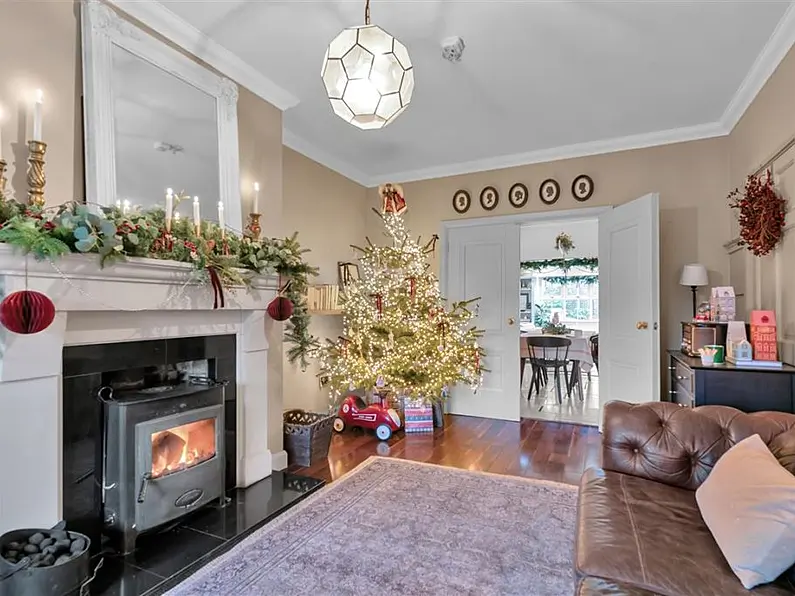 Christmas decor adds warmth to beautiful Kildare home