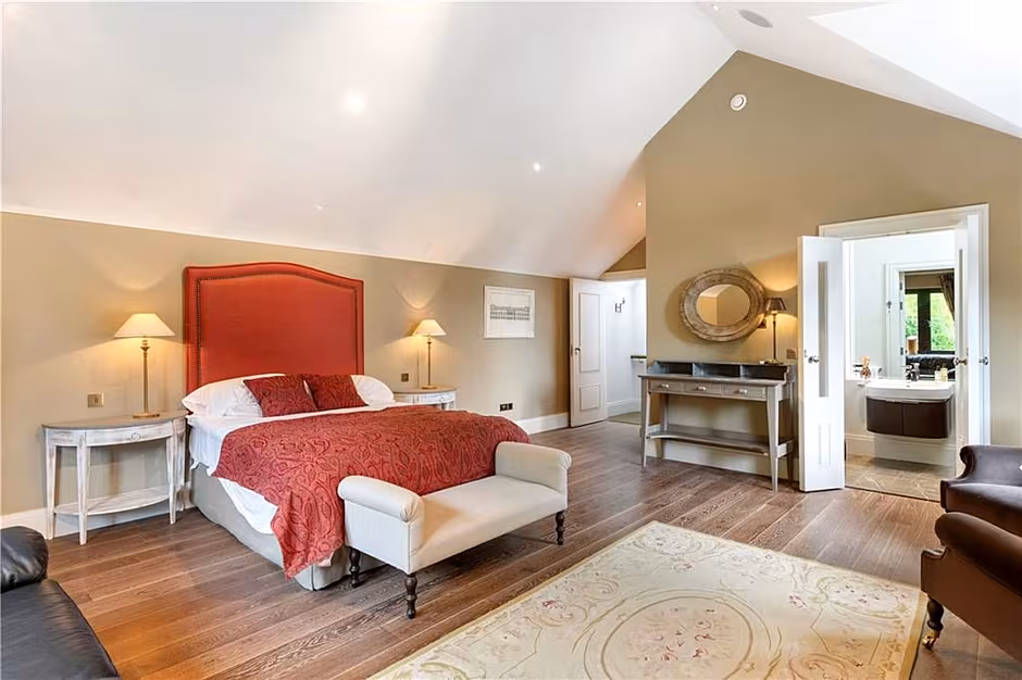 One of the six bedrooms in The Lucas