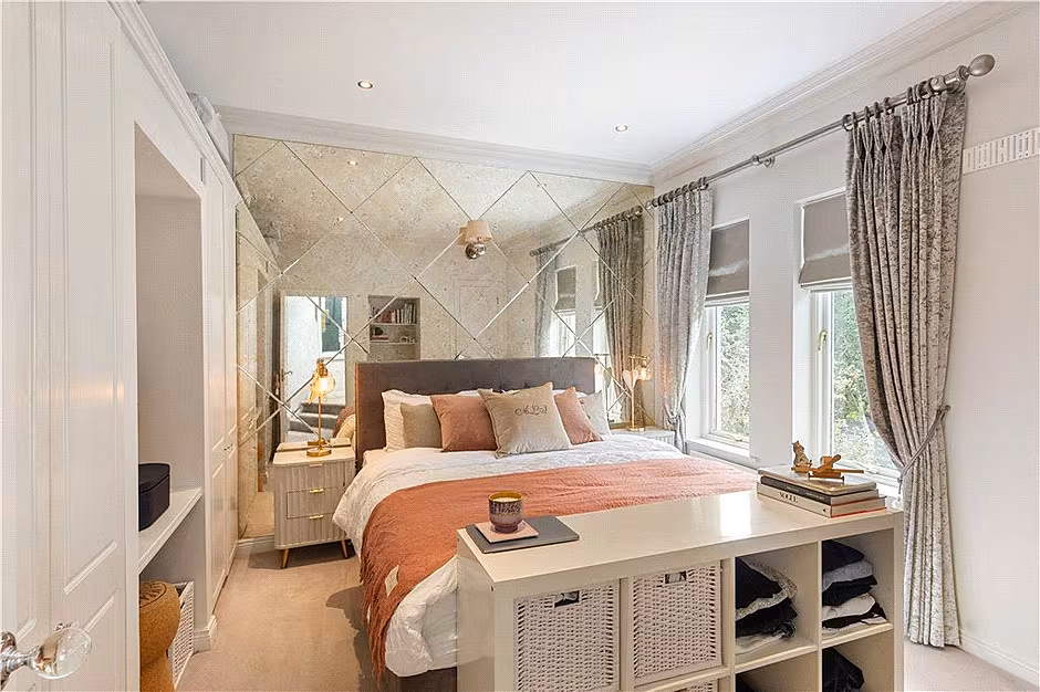 One of the bedrooms at Mulberry - which would be an ideal place to spend Christmas