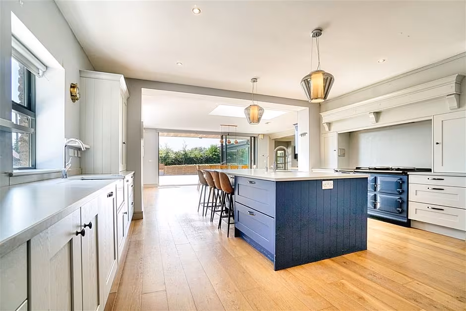 The kitchen of Slaney Lodge