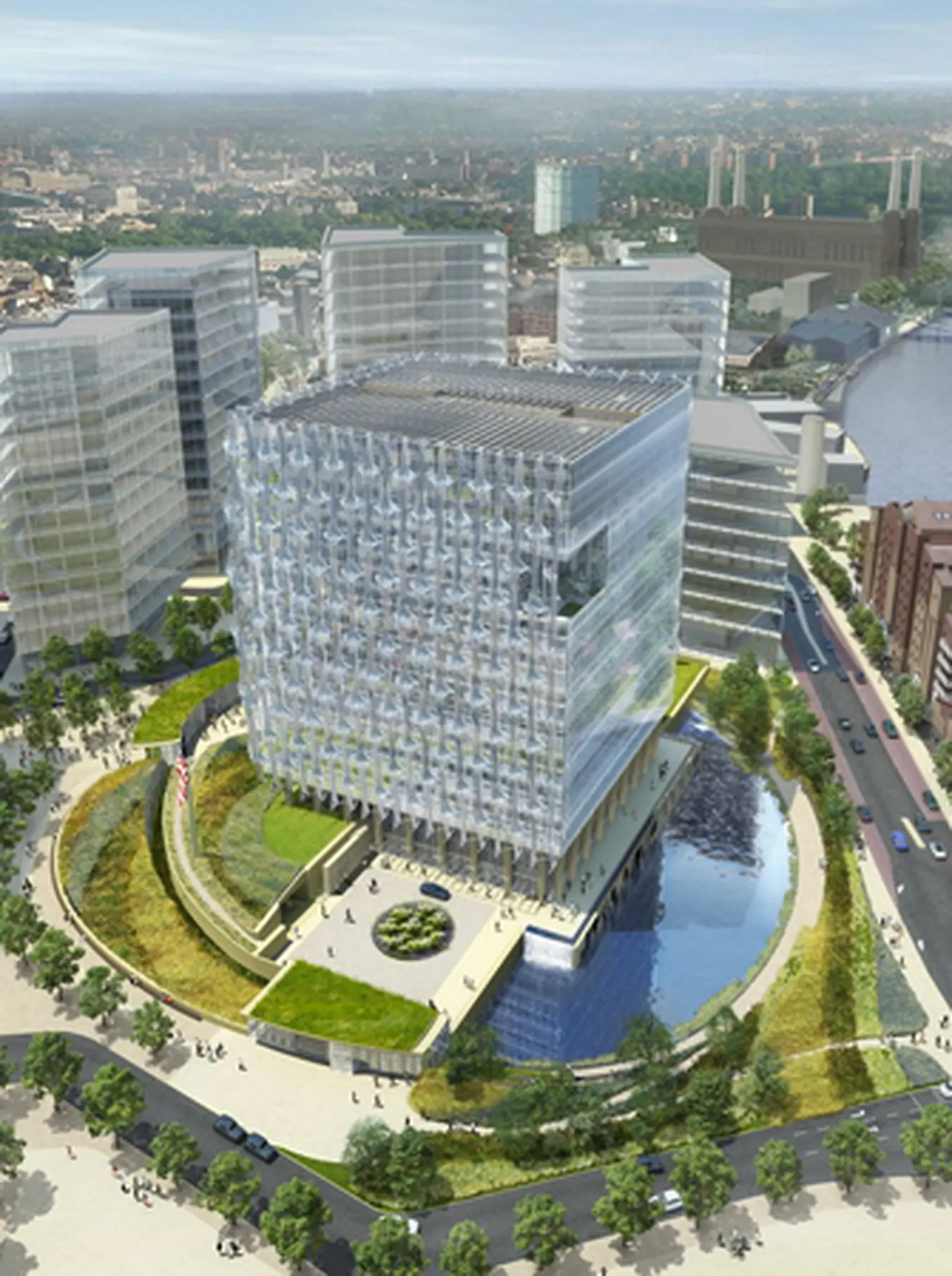 Winning Design: New US Embassy for London