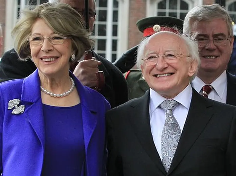 New president Michael D Higgins has a new home at the &Aacute;ras