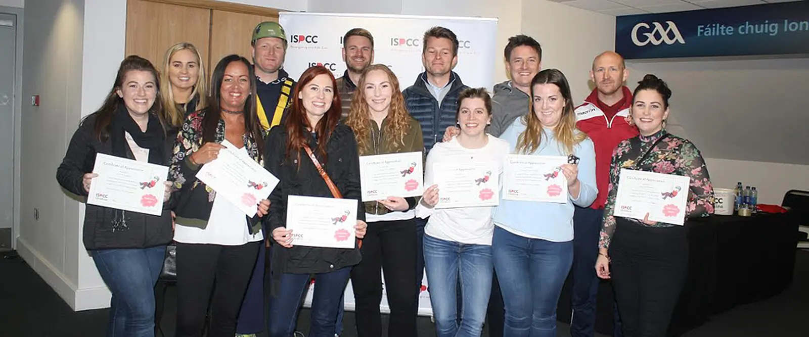 Allsop raise more than &euro;8,900 for ISPCC Childline from Croke Park abseil