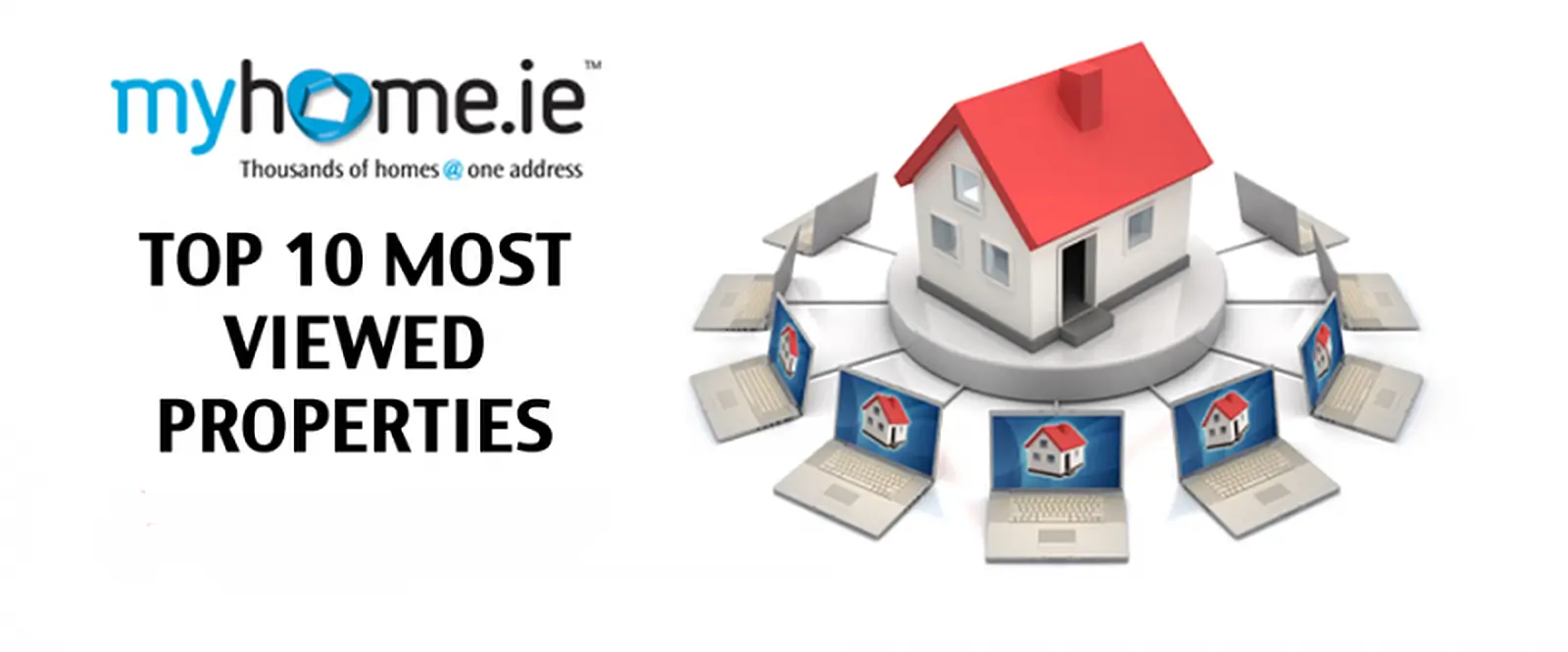 The 10 most viewed properties on MyHome.ie last month