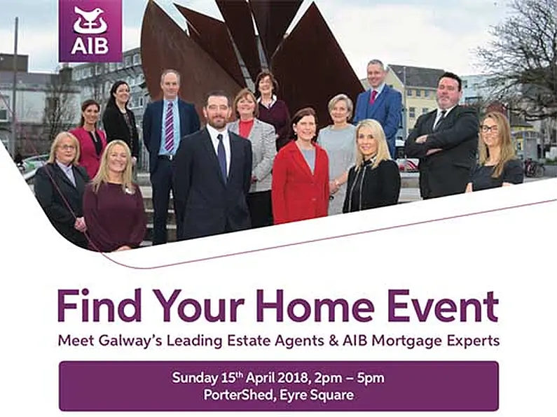 AIB hosting 'Find Your Home Event' in Galway this Sunday