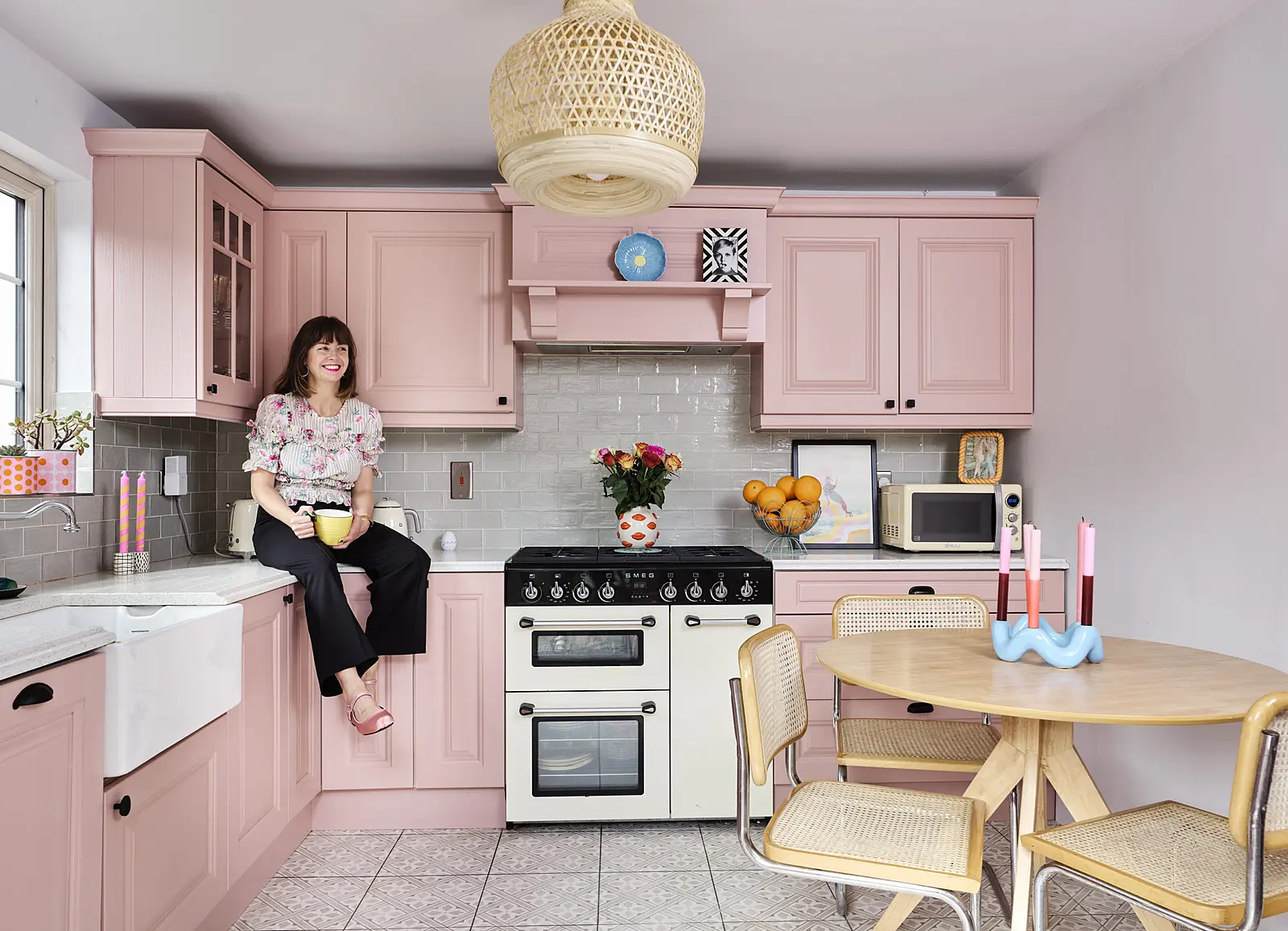 Tickled pink with a kitchen makeover by Dulux Heritage paint