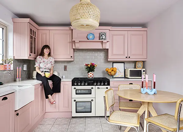 Tickled pink with a kitchen makeover by Dulux Heritage paint