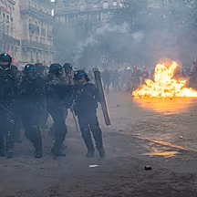 French protests and ongoing te...