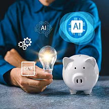 21% of people use AI for finan...