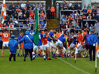Pics: Mass brawl as Armagh win...