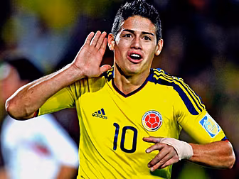 James Rodriguez receives disgu...