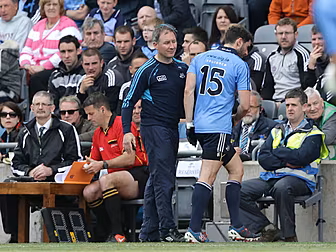 Bernard Brogan on the intense...