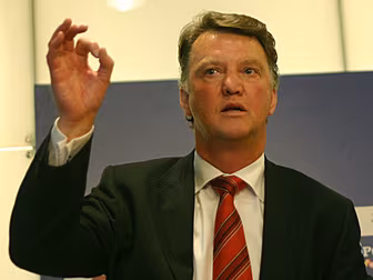 Van Gaal happy with new system