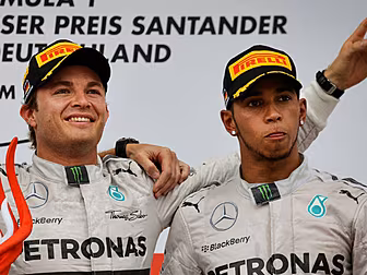 Hamilton and Rosberg will be u...