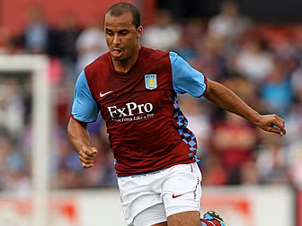 Villa's Agbonlahor has red...