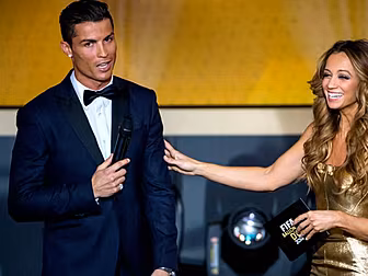 Ronaldo gets hold of the Ballo...