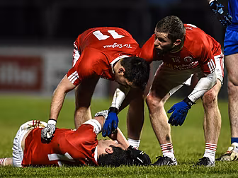 Cavanagh played on despite ...