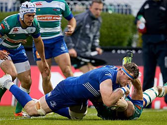 Heaslip try helps Leinster squ...