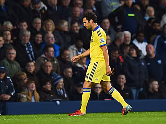 Fabregas kicks his way to red...