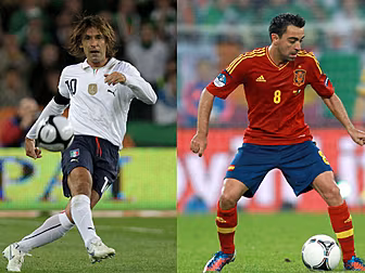 The Xavi-Pirlo parallels add a...