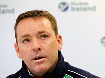 Irish women's hockey coach...