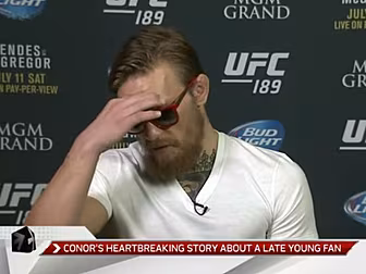 WATCH: Conor McGregor gives a...