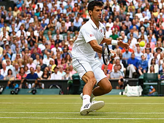 Djokovic simply too good as he...